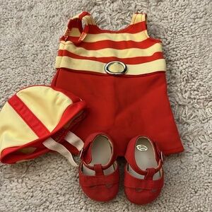 American Girl 1934 Swimsuit outfit with shoes